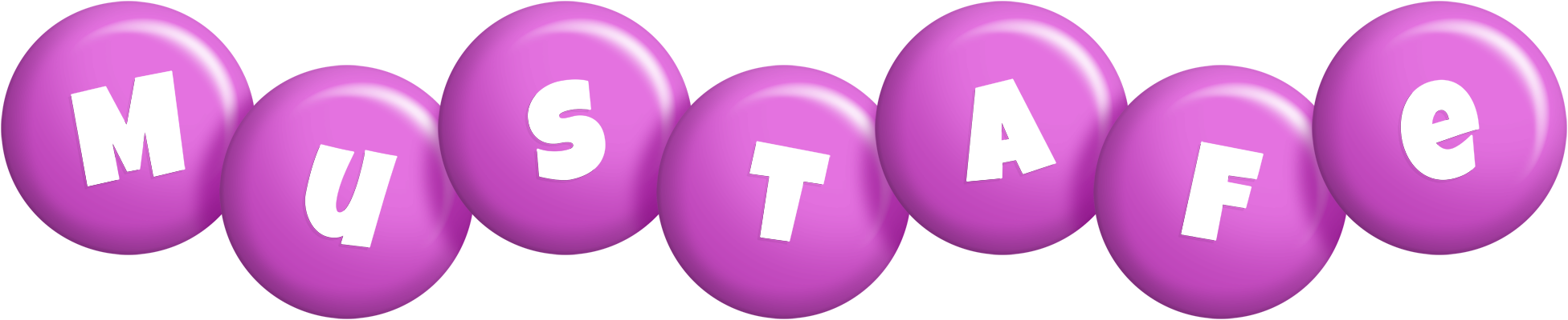 Mustafe candy-purple logo