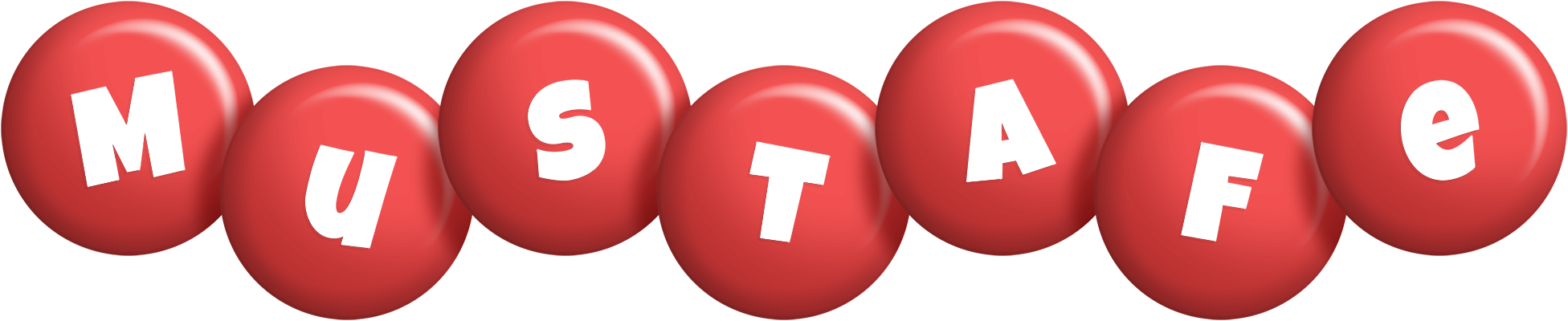 Mustafe candy-red logo