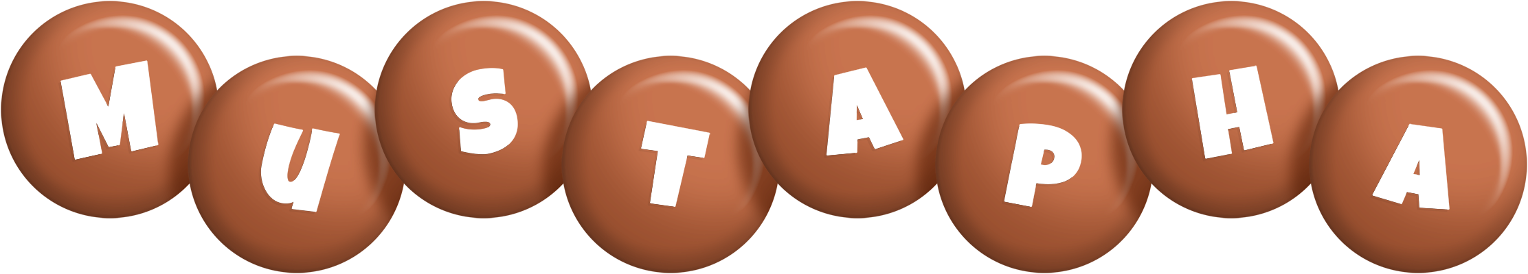 Mustapha candy-brown logo