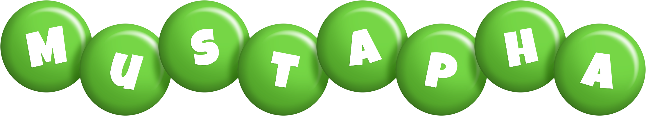Mustapha candy-green logo