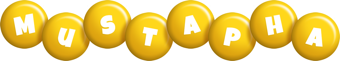 Mustapha candy-yellow logo