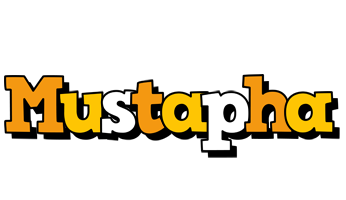 Mustapha cartoon logo