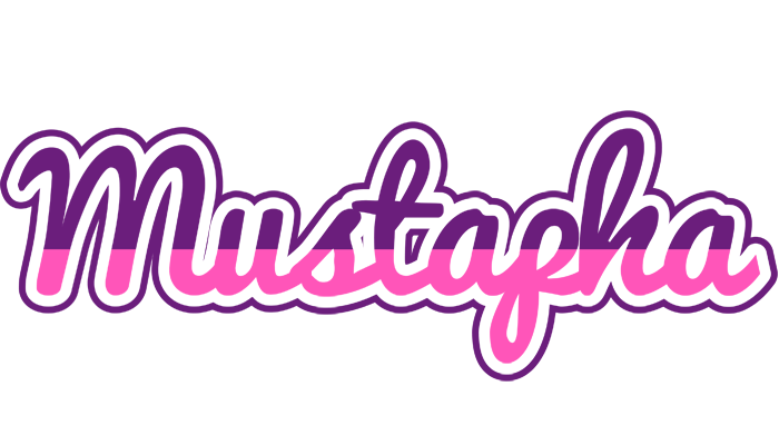 Mustapha cheerful logo