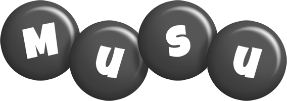 Musu candy-black logo