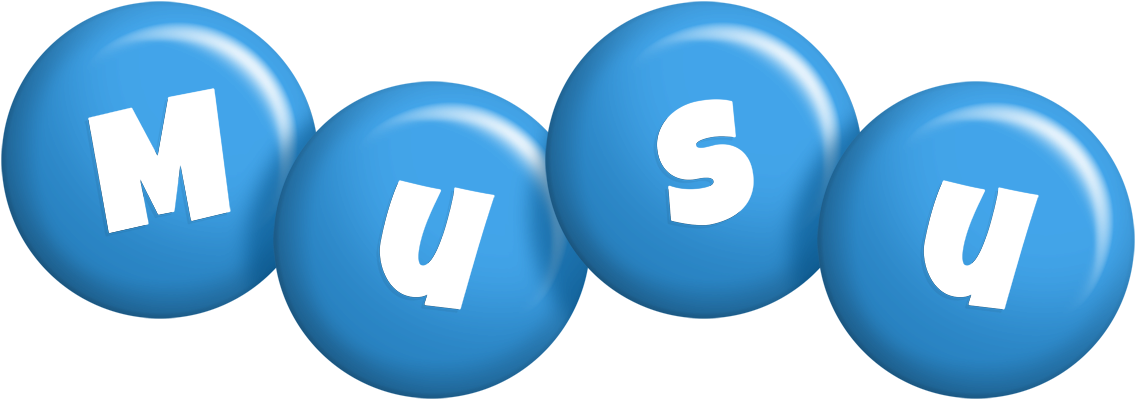 Musu candy-blue logo