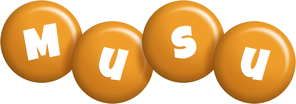 Musu candy-orange logo