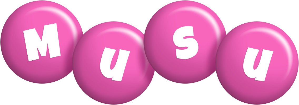 Musu candy-pink logo