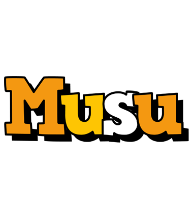 Musu cartoon logo
