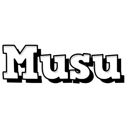 Musu snowing logo