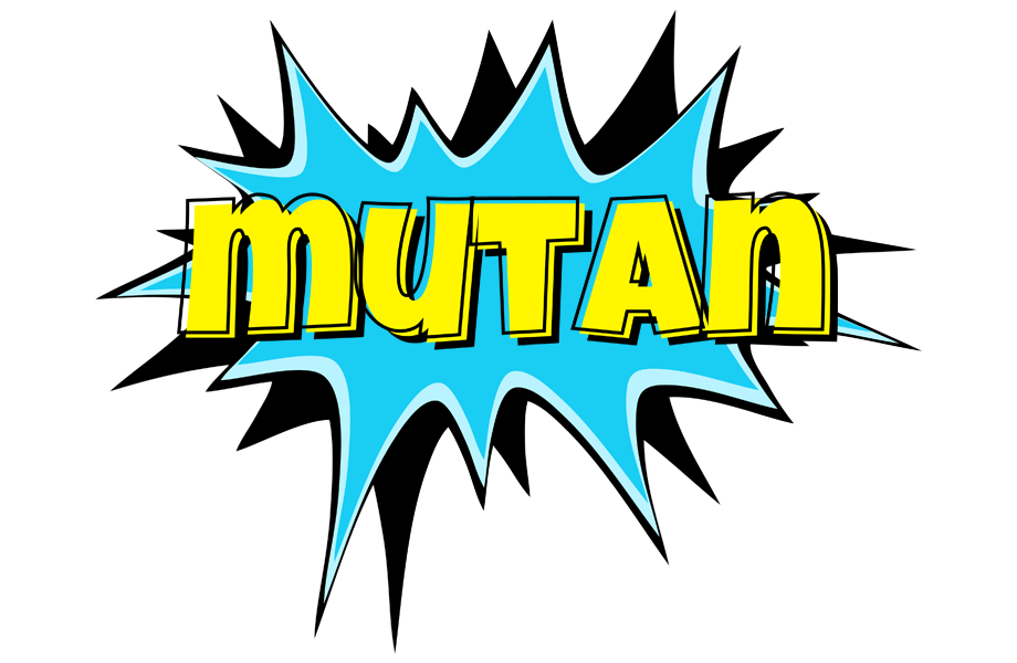 Mutan amazing logo