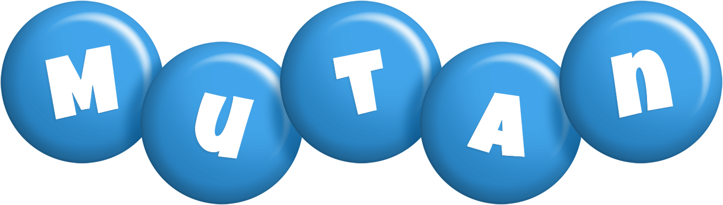 Mutan candy-blue logo