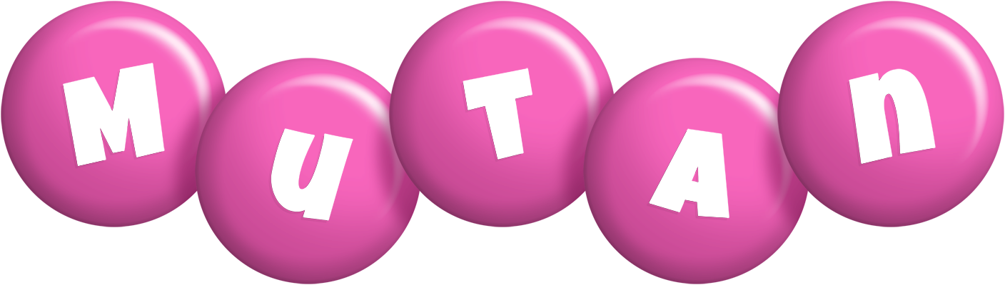 Mutan candy-pink logo