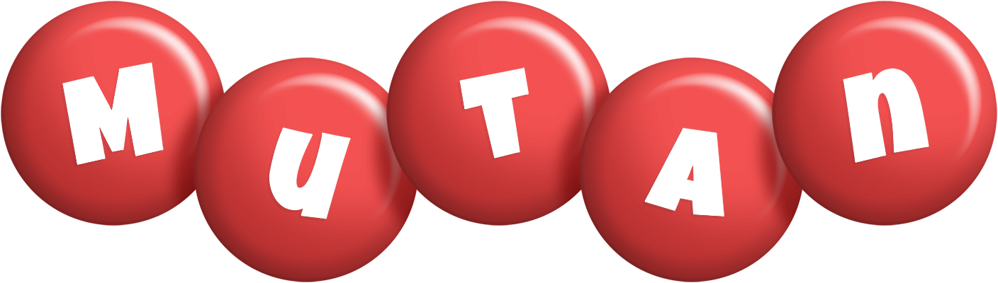 Mutan candy-red logo
