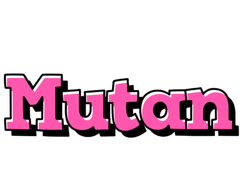 Mutan girlish logo