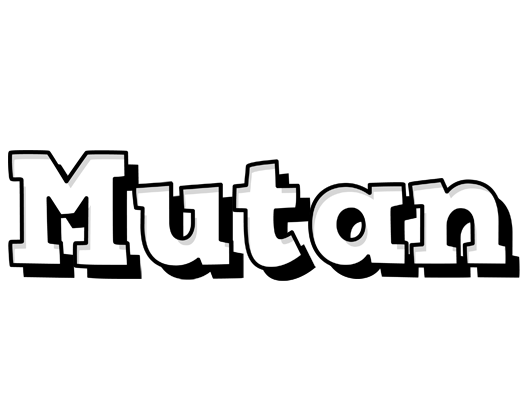 Mutan snowing logo