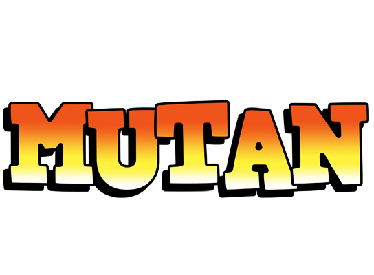 Mutan sunset logo