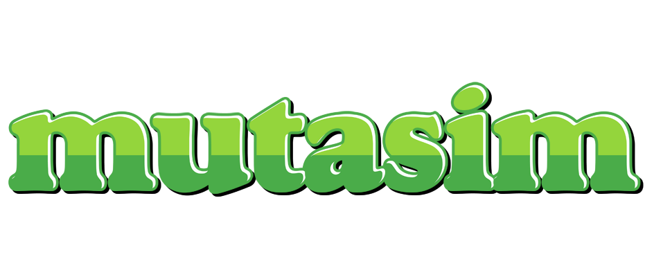 Mutasim apple logo
