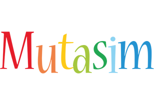 Mutasim birthday logo