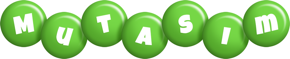 Mutasim candy-green logo