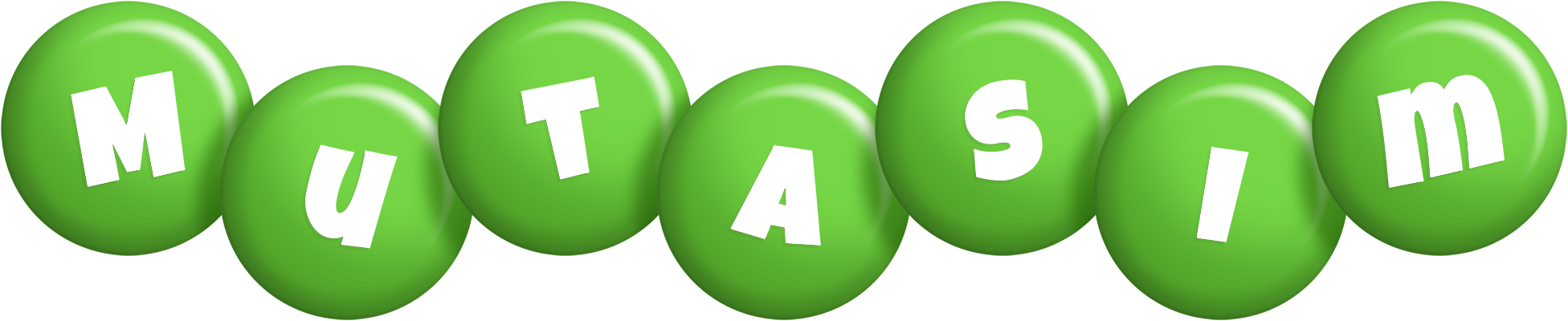 Mutasim candy-green logo