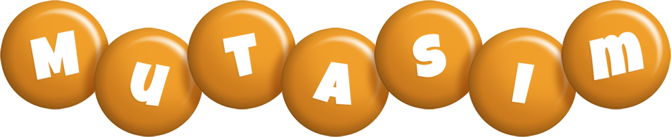 Mutasim candy-orange logo