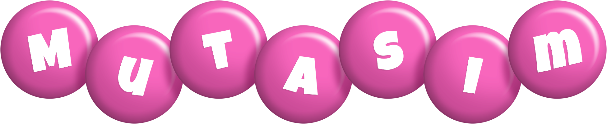 Mutasim candy-pink logo