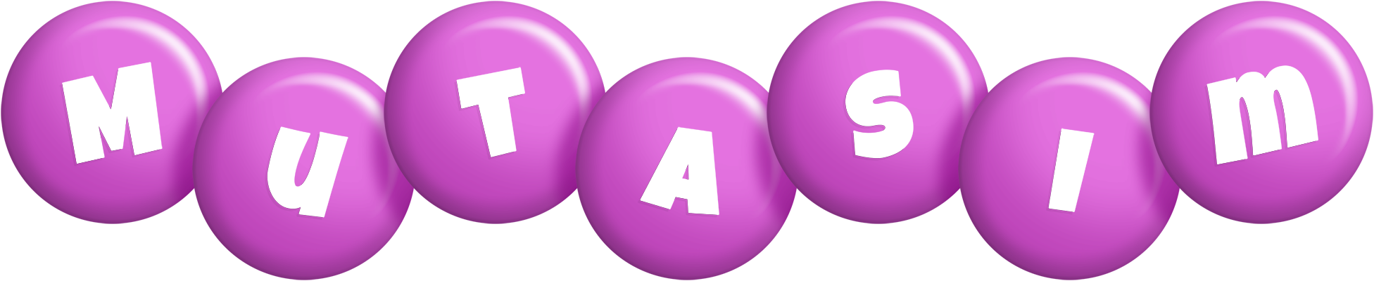 Mutasim candy-purple logo