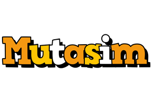 Mutasim cartoon logo