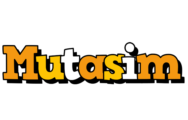 Mutasim cartoon logo