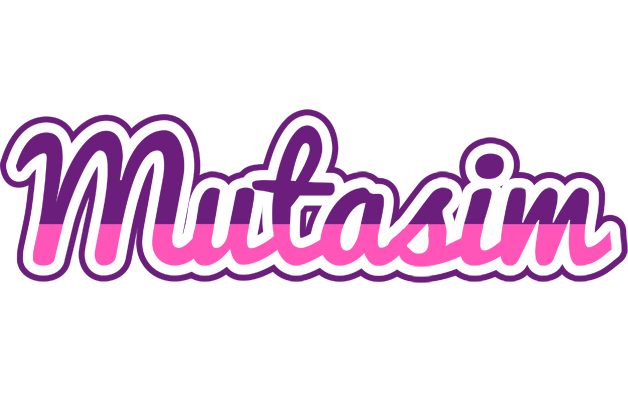 Mutasim cheerful logo