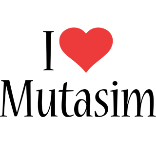 Mutasim i-love logo