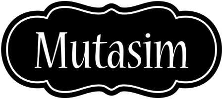 Mutasim welcome logo