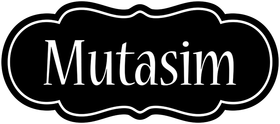 Mutasim welcome logo