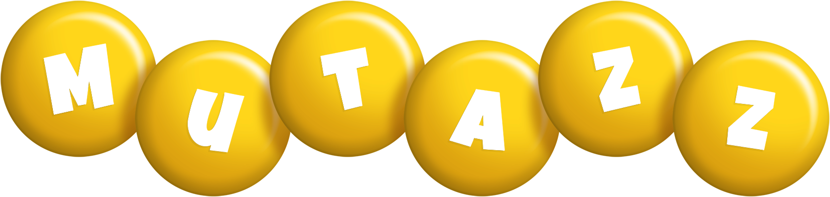 Mutazz candy-yellow logo