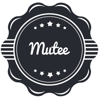 Mutee badge logo