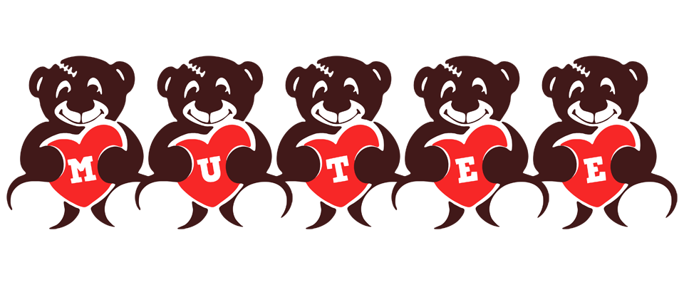 Mutee bear logo