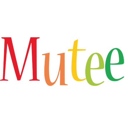Mutee birthday logo