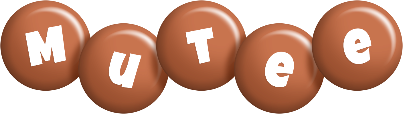 Mutee candy-brown logo