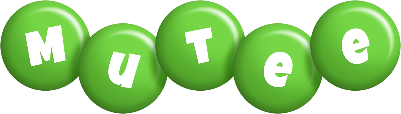 Mutee candy-green logo