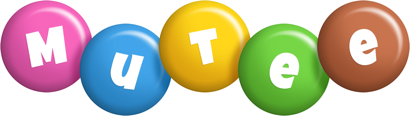 Mutee candy logo