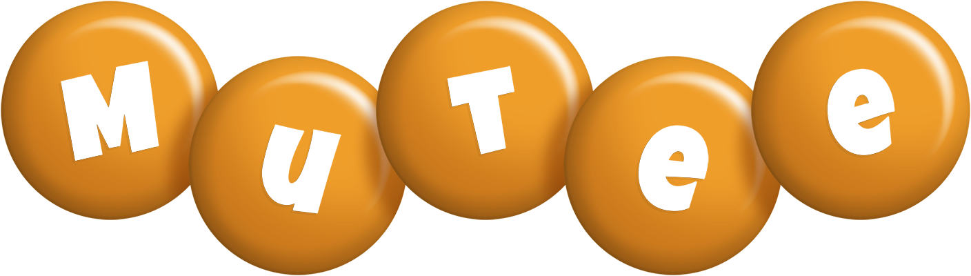 Mutee candy-orange logo