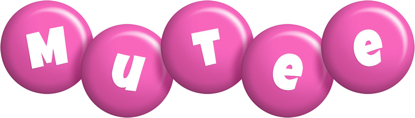Mutee candy-pink logo