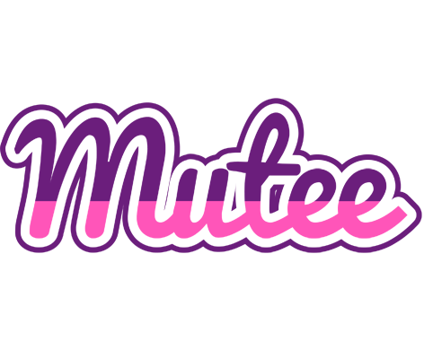 Mutee cheerful logo