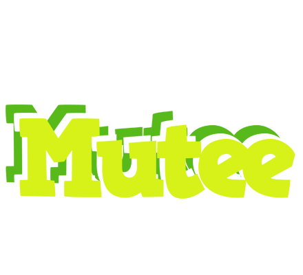 Mutee citrus logo