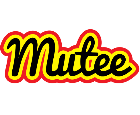 Mutee flaming logo