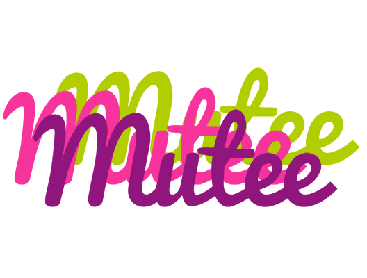 Mutee flowers logo