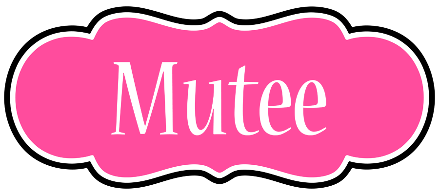 Mutee invitation logo