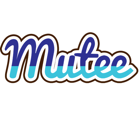 Mutee raining logo