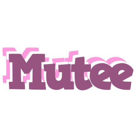 Mutee relaxing logo