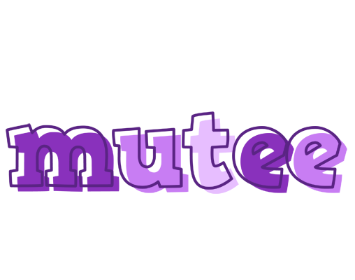 Mutee sensual logo